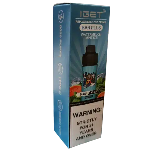 Iget Watermelon Mint Ice Bar Plus Vape Dfo Australia