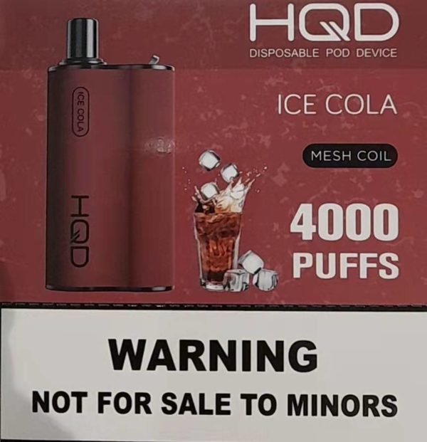 HQD BOX 4000 Puff - Ice Cola