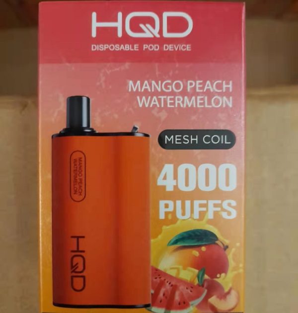 HQD BOX 4000 Puff - Mango Peach Watermelon