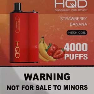 HQD BOX 4000 Puff - Strawberry Banana
