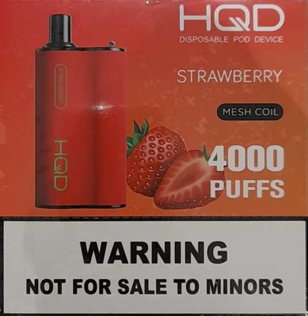 HQD BOX 4000 Puff - Strawberry