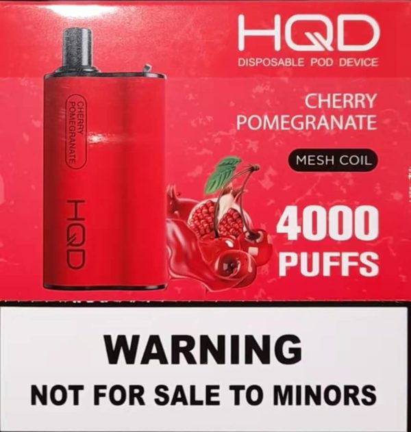 HQD BOX 4000 Puff - Cherry Pomegranate