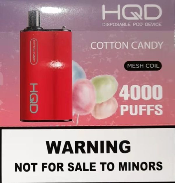 HQD BOX 4000 Puff - Cotton Candy
