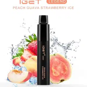 IGET Legend 4000 Puff - Peach Guava Strawberry Ice