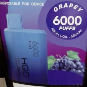 HQD 6000 Puff HBAR - Grapey