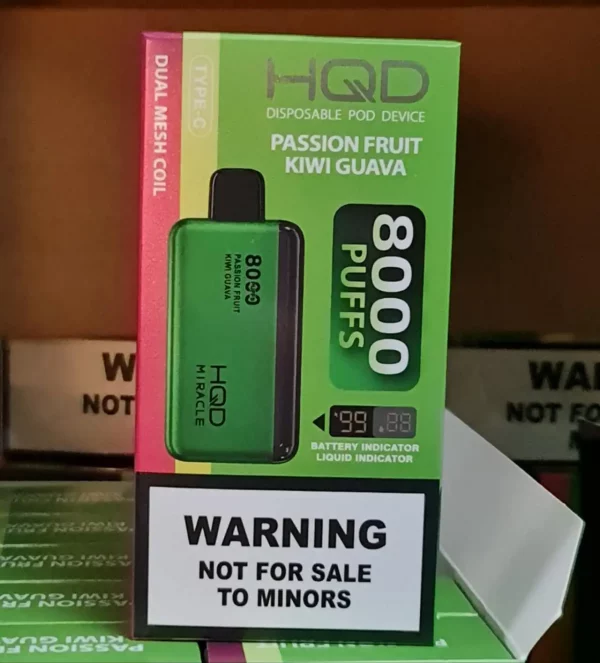 HQD Miracle Passion Fruit Kiwi Guava