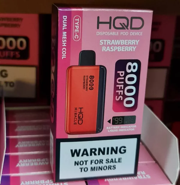 HQD Miracle Strawberry Raspberry