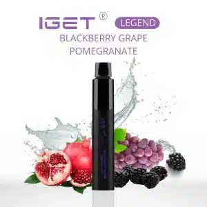 IGET Legend 4000 Puff - Blackberry Grape Pomegranate