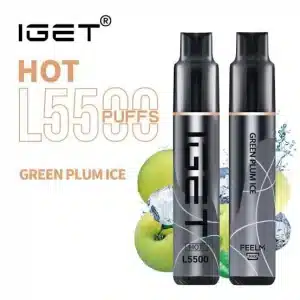 5500 Puff IGET HOT - Green Plum Ice