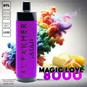 Al Fakher Crown Bar 8000 puff - Magic Love